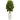 5’ Fiddle Leaf Artificial Tree in White Tower Planter