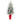 5’ Flocked Manchester Spruce Artificial Christmas Tree with 100 Lights and 357 Bendable Branches in Red Tower Planter