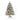 5’ Flocked Oregon Pine Artificial Christmas Tree with 200 Clear Lights and 347 Bendable Branches