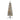 5’ Flocked Pencil Artificial Christmas Tree with 200 Clear Lights and 318 Bendable Branches