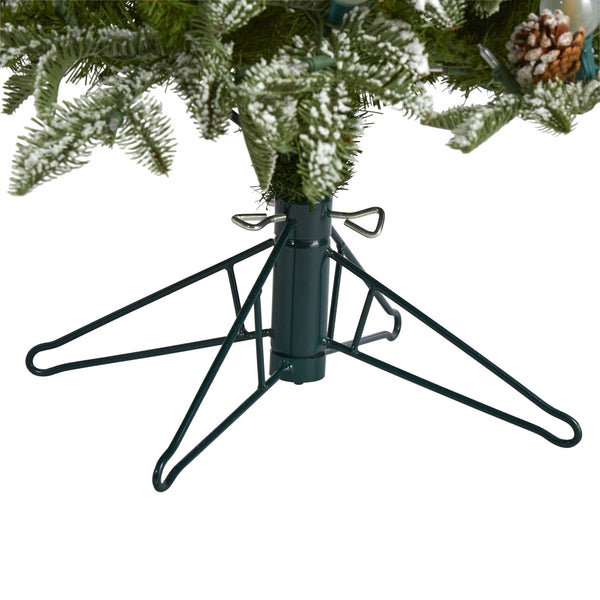 5' Flocked Whistler Mountain Fir Artificial Christmas Tree