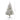 5' Flocked White River Mountain Pine Artificial Christmas Tree with Pinecones and 150 Clear LED Lights