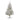 5' Flocked White River Mountain Pine Artificial Christmas Tree with Pinecones and 150 Clear LED Lights