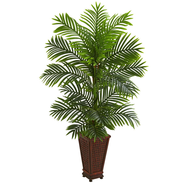 5’ Kentia Palm Artificial Tree in Decorative Planter