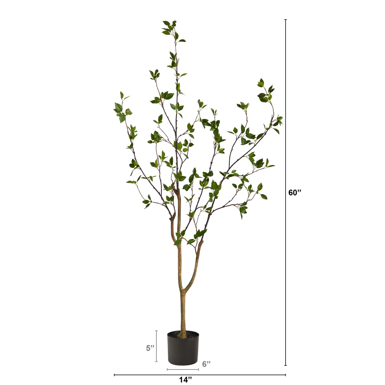 5’ Minimalist Citrus Artificial Tree