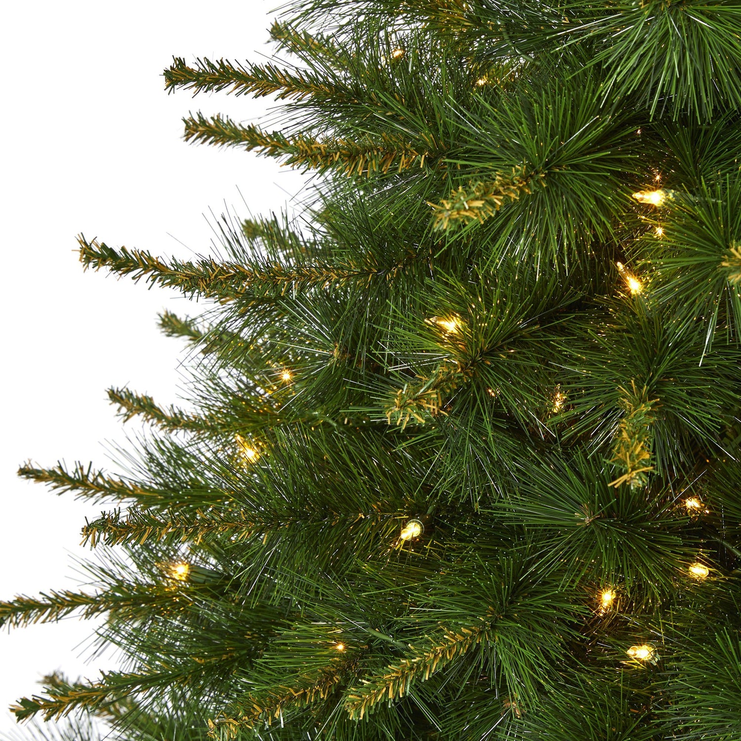 5’ New England Pine Artificial Christmas Tree with 200 Clear Lights and 492 Bendable Branches