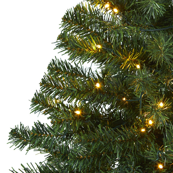 5' Northern Tip Pine Artificial Christmas Tree with 150 Clear LED Lights