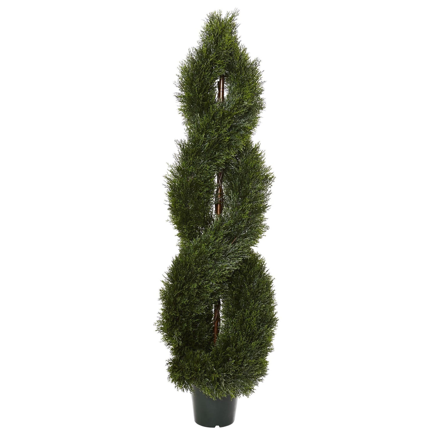 5' Pond Cypress Spiral Topiary UV Resistant (Indoor/Outdoor)