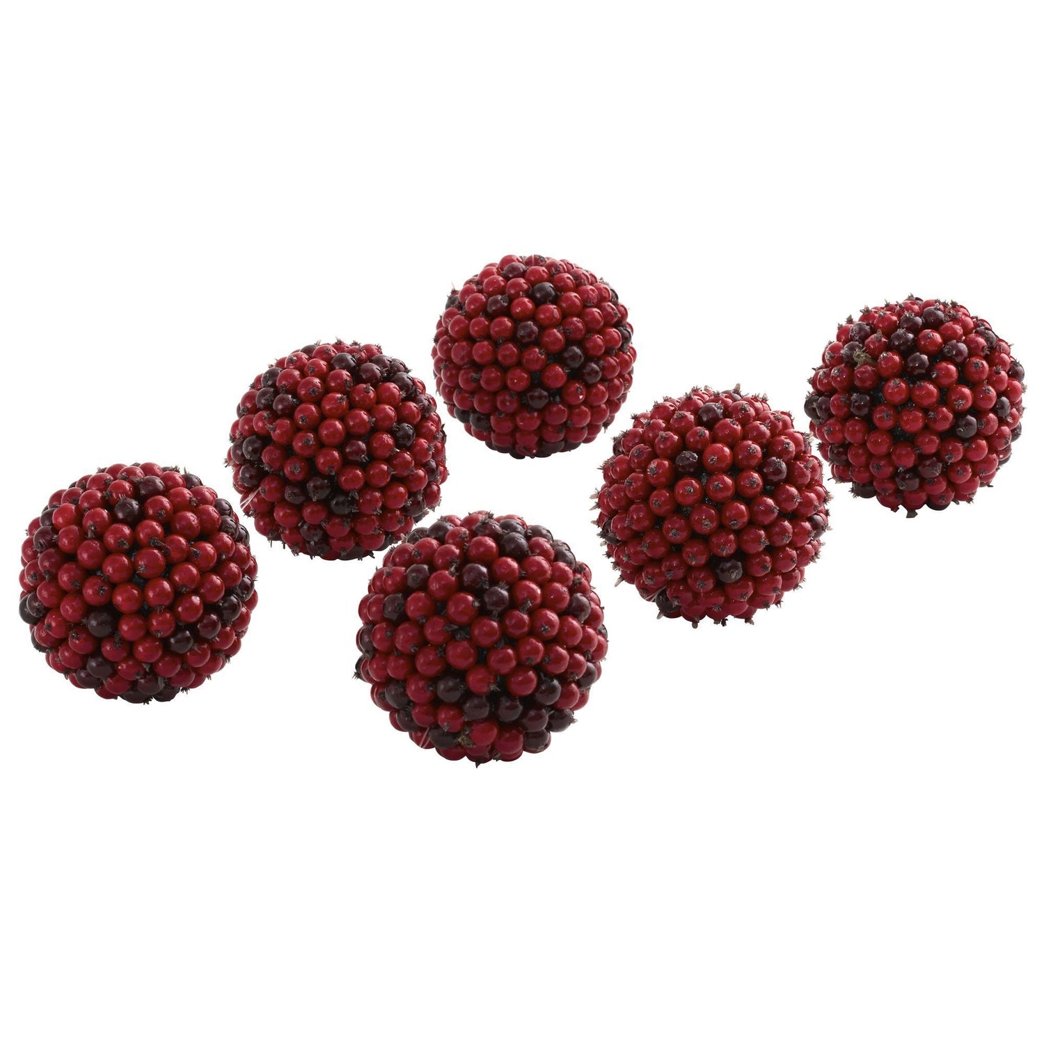 5” Red Berry Ball (Set of 6)