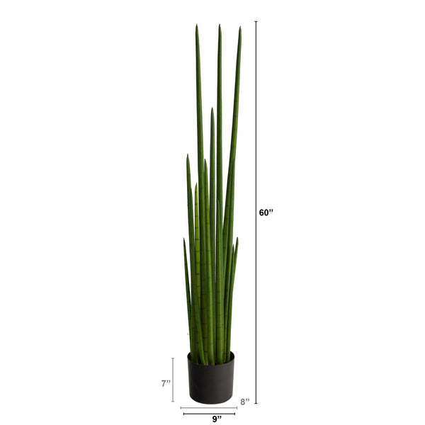 5’ Sansevieria Snake Artificial Plant