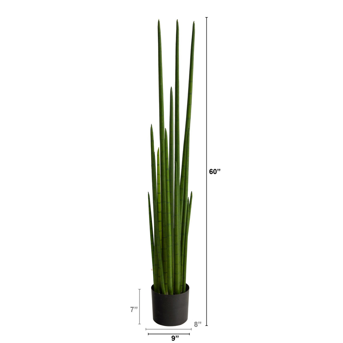 faux snake plant stems 5' Sansevieria Snake Artificial Plant