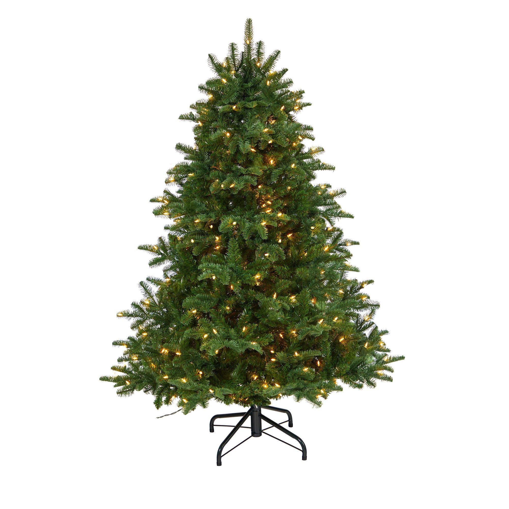 5' South Carolina Spruce Artificial Christmas Tree with 300 White