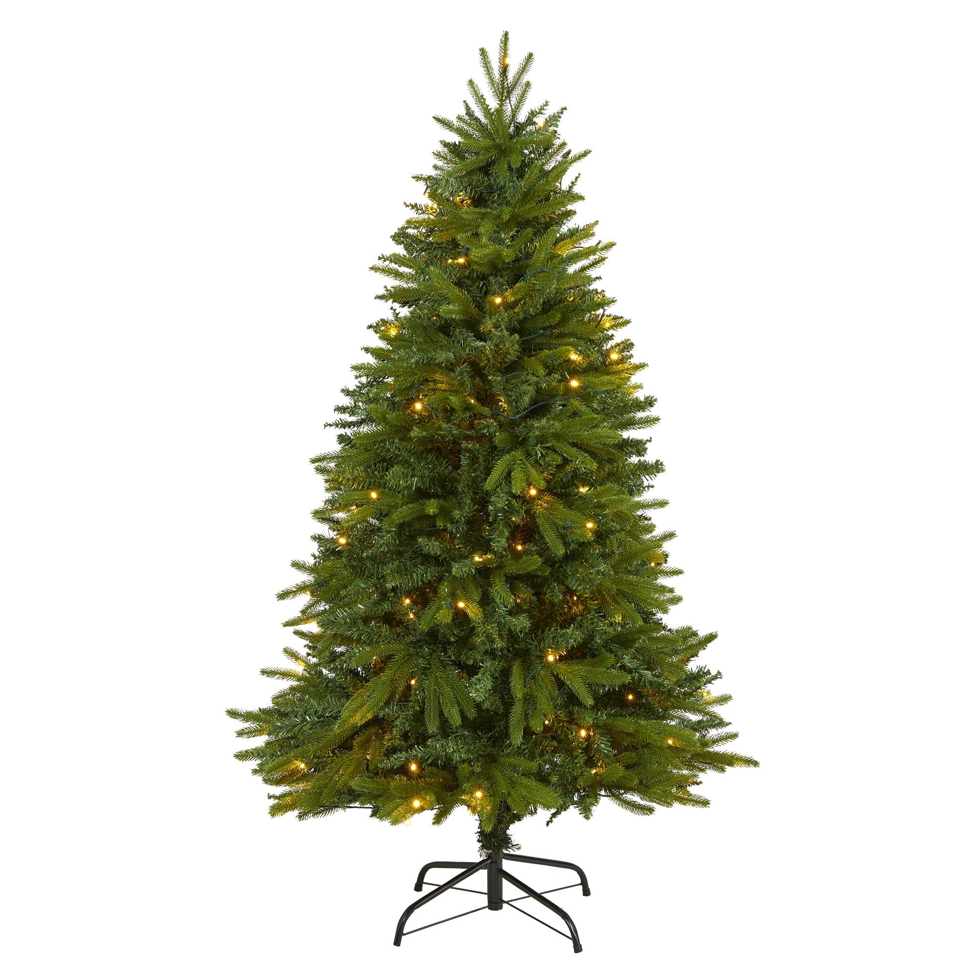 希少激レア品【Kim Songhe】X'mas Tree 5' Sun Valley Fir Artificial Christmas Tree with 200 Clear LED