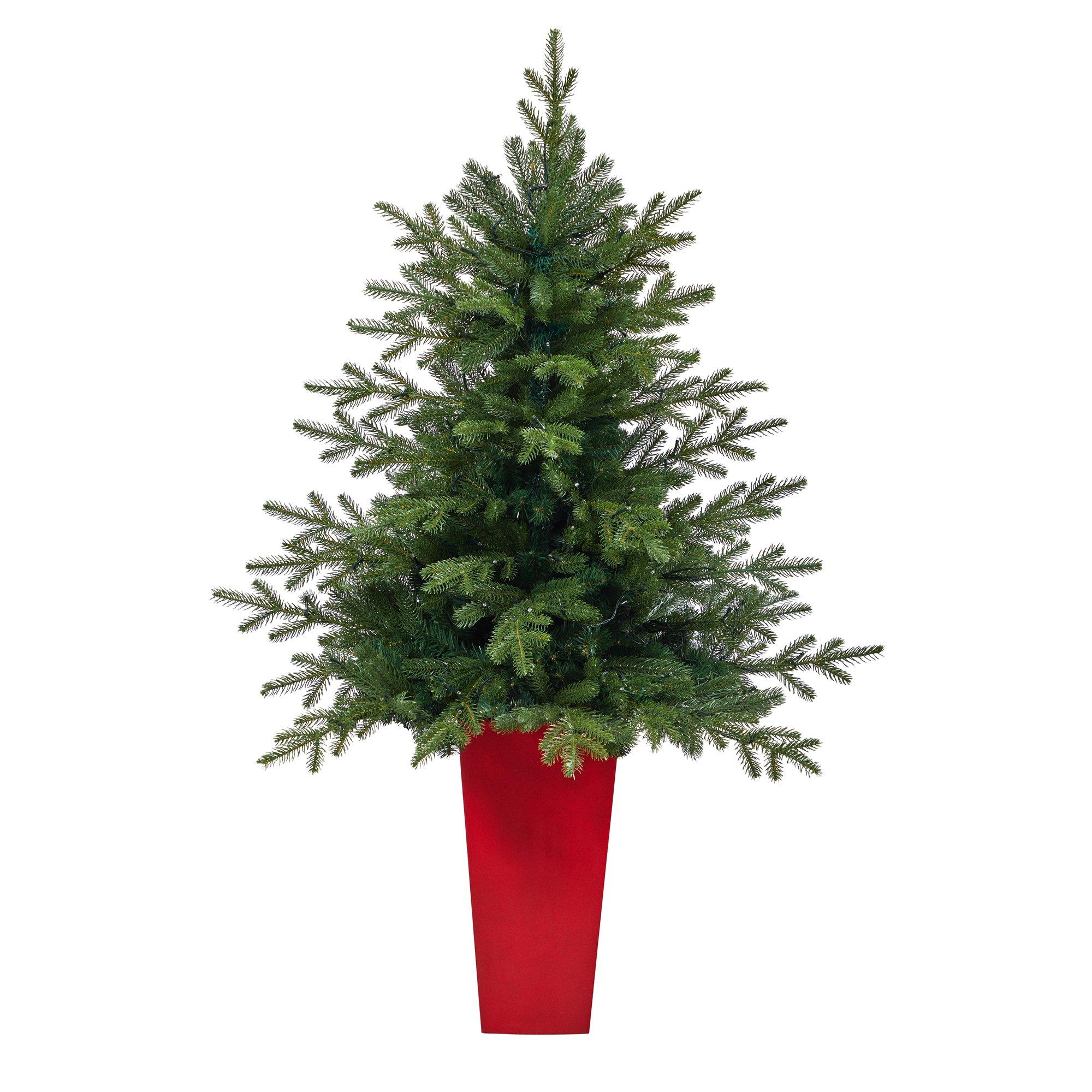 5' Swedish Fir Artificial Christmas Tree with 160 Warm White LED