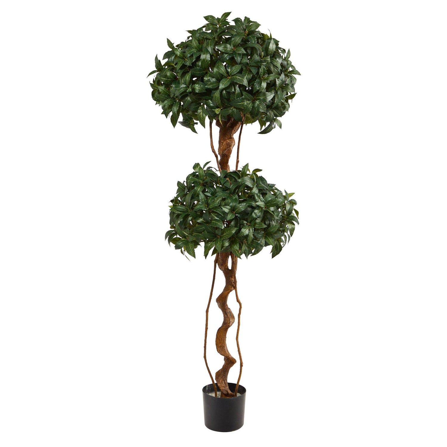 5’ Sweet Bay Double Ball Topiary Artificial Tree