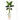 5’ Traveler’s Palm Artificial Plant in White Planter with Stand (Real Touch)