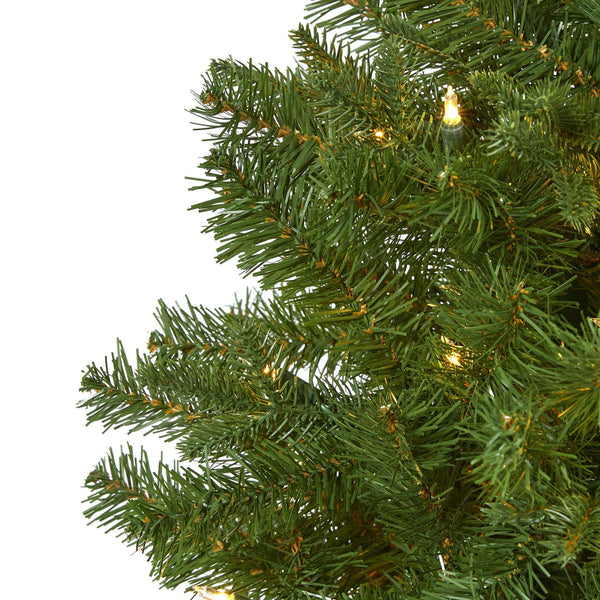 5' Vancouver Spruce Artificial Christmas Tree with 200 Warm White Lights and 461 Bendable Branches