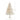 5' White Artificial Christmas Tree with 350 Bendable Branches and 150 Clear LED Lights