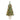 50” Frosted Swiss Pine Artificial Christmas Tree with 100 Clear LED Lights and Berries in White Planter
