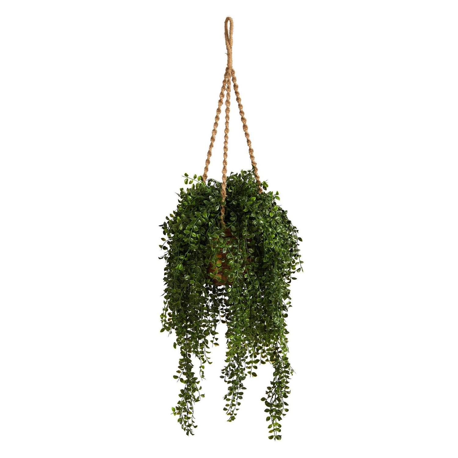 51” Gleditsia Artificial Plant in Hanging Basket UV Resistant (Indoor/Outdoor)