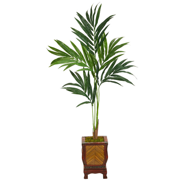 51” Kentia Artificial Palm Tree in Decorative Planter