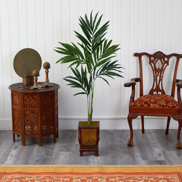 51” Kentia Artificial Palm Tree in Decorative Planter