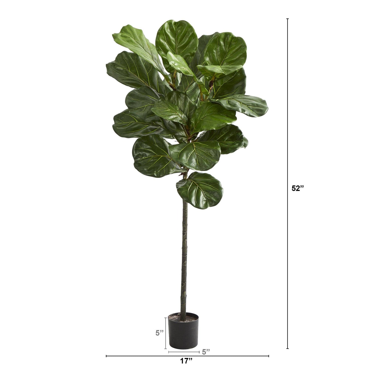 52” Fiddle Leaf Artificial Tree
