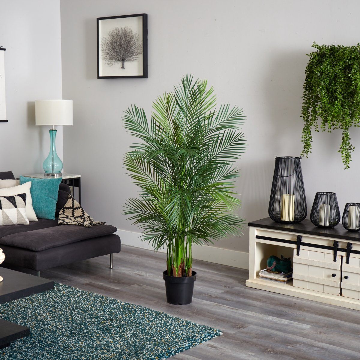 5.5’ Areca Palm Artificial Tree Lush Green