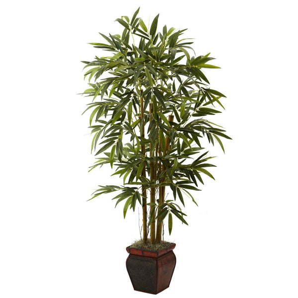 5.5’ Bamboo w/Decorative Planter