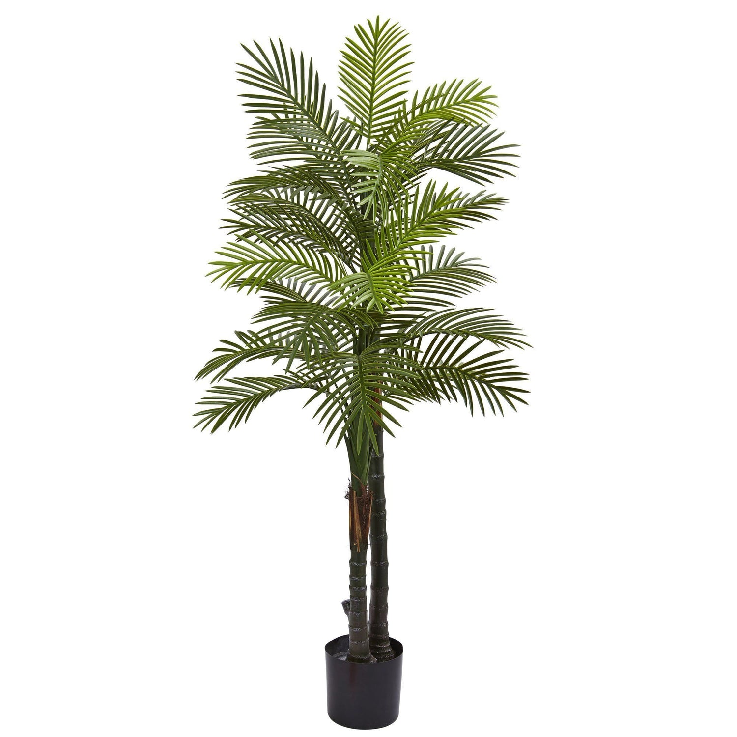 Nearly Natural 5 ft. Robellini Palm Silk Tree