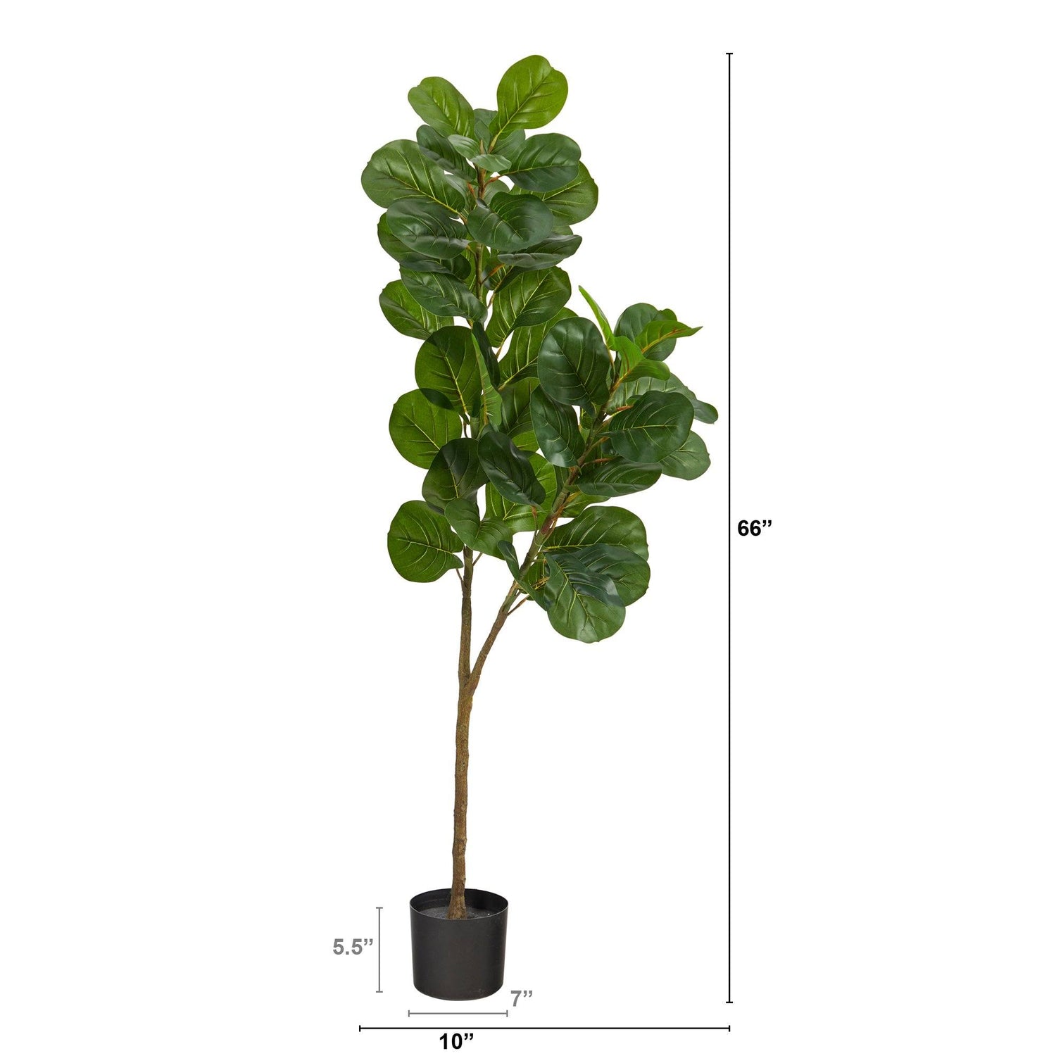 5.5’ Fiddle Leaf Fig Artificial Tree