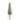 5.5’ Flocked Pencil Artificial Christmas Tree with 200 Clear Lights and 318 Bendable Branches in Decorative Urn