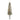 5.5’ Flocked Pencil Artificial Christmas Tree with 200 Clear Lights and 318 Bendable Branches in Decorative Urn