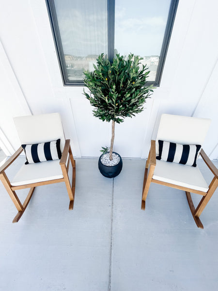 5.5’ Olive Topiary Artificial Tree UV Resistant (Indoor/Outdoor)