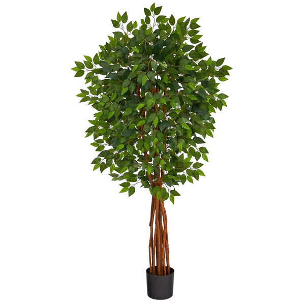 5.5’ Super DeluxeNatural Trunk Ficus Artificial Tree with