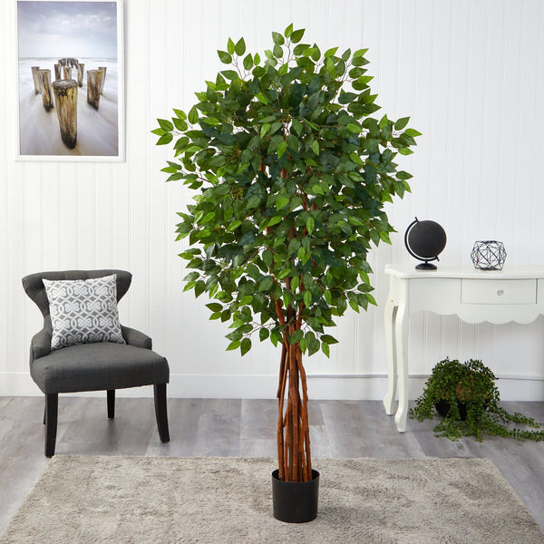5.5’ Super DeluxeNatural Trunk Ficus Artificial Tree with