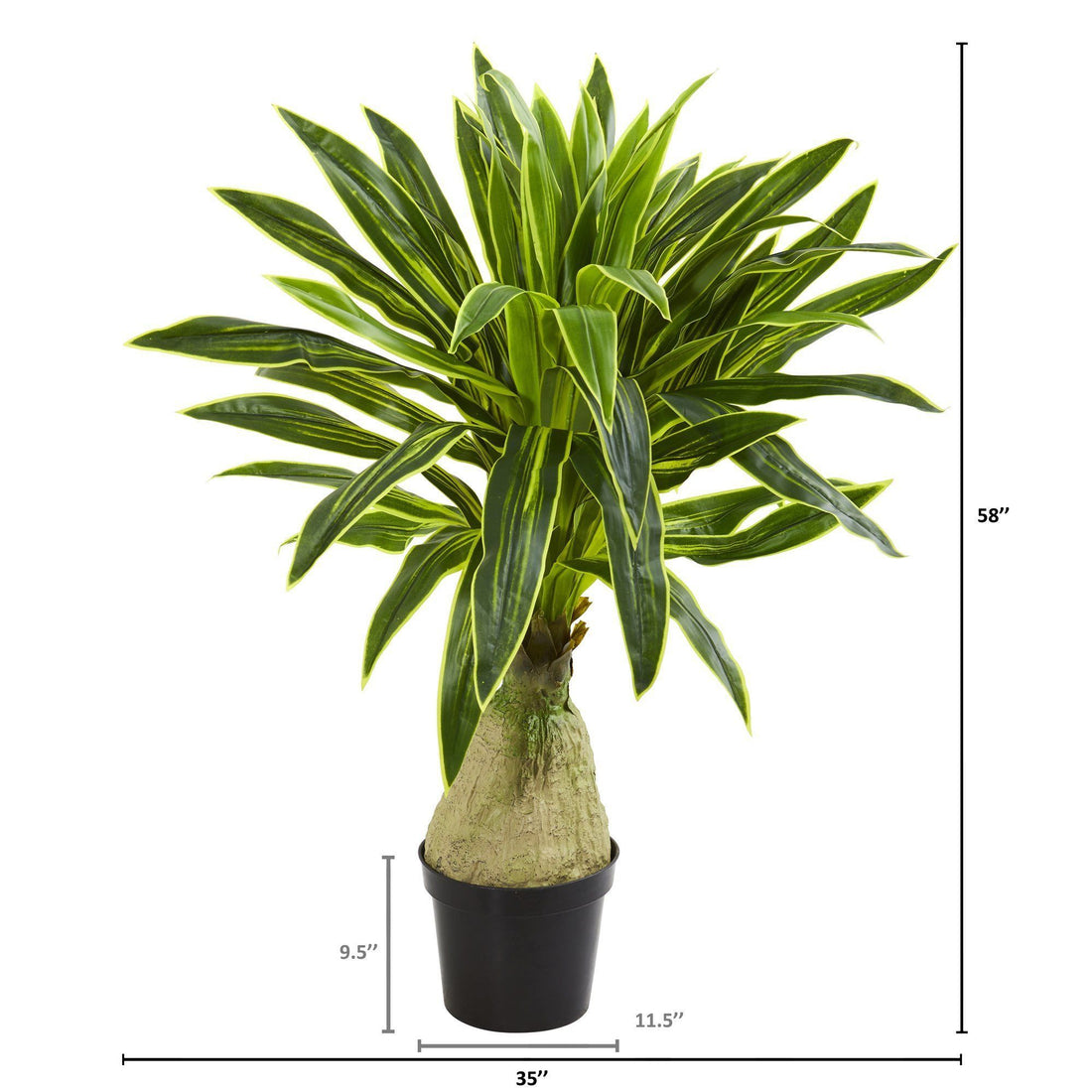 is dracaena perennial 58” Dracaena Artificial Plant