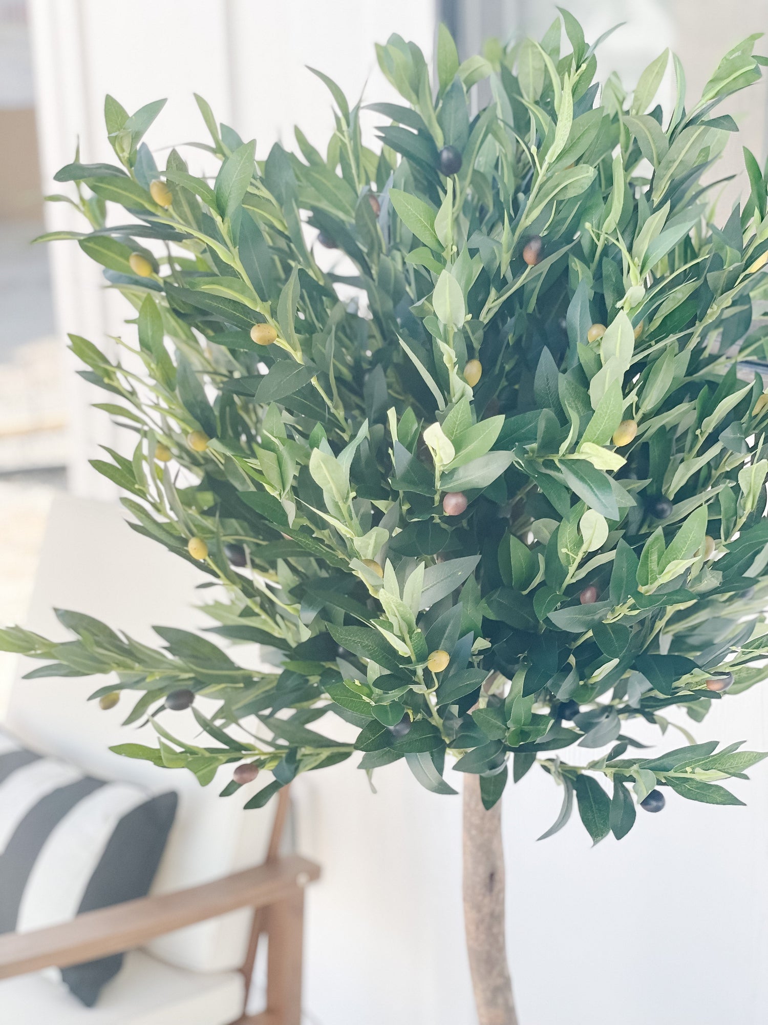 58” Olive Topiary Artificial Tree UV Resistant (Indoor/Outdoor)