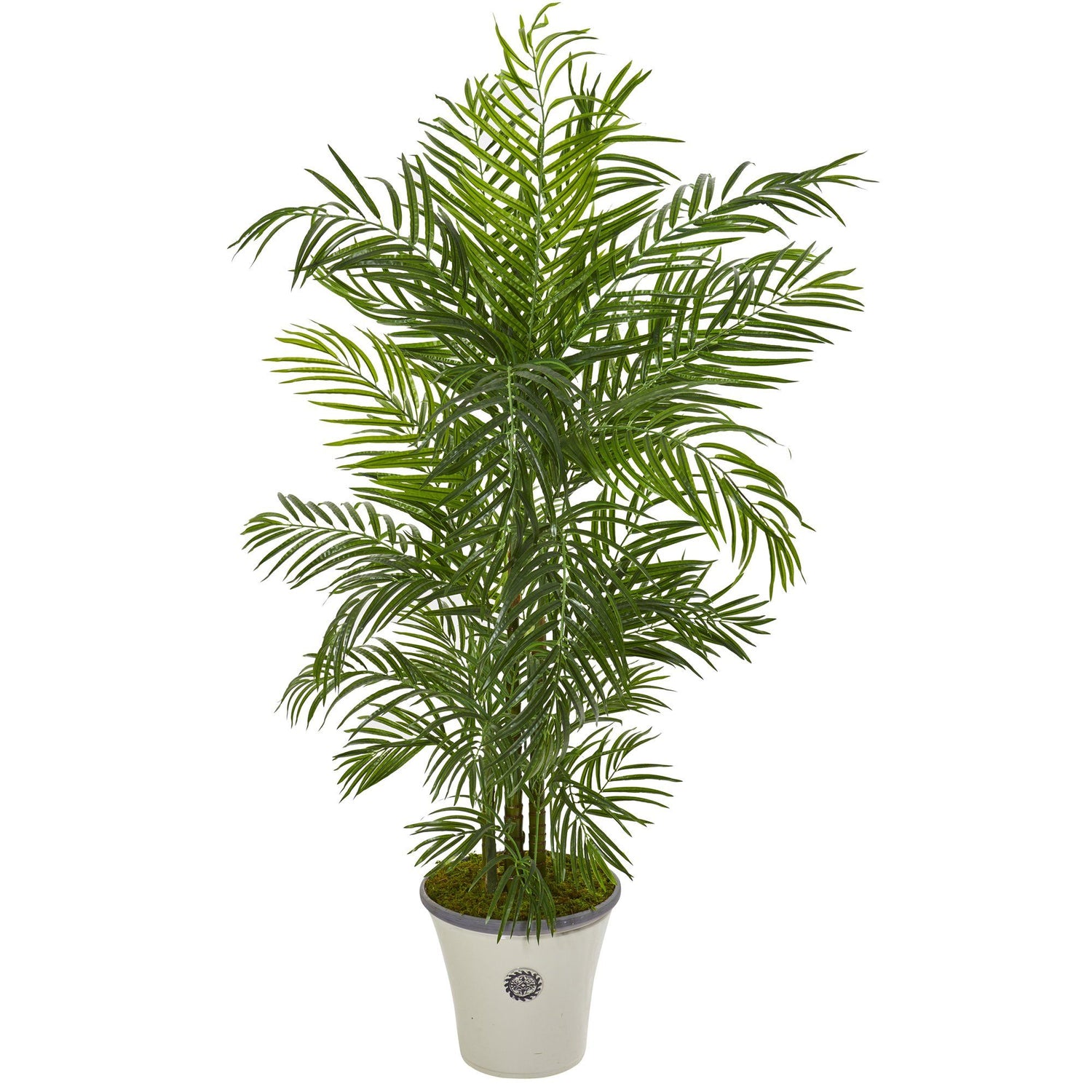 6’ Areca Palm Artificial Tree in Planter(Indoor/Outdoor)