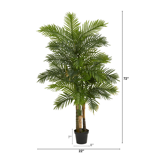 6' Areca Palm Artificial Tree (Real Touch)