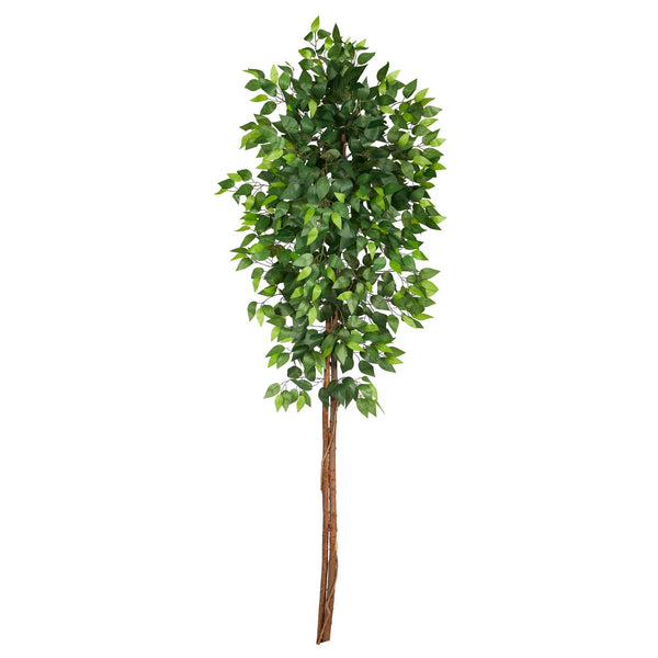 6’ Artificial Double Trunk Ficus Tree (No Pot)