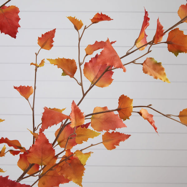6’ Autumn Birch Artificial Fall Tree