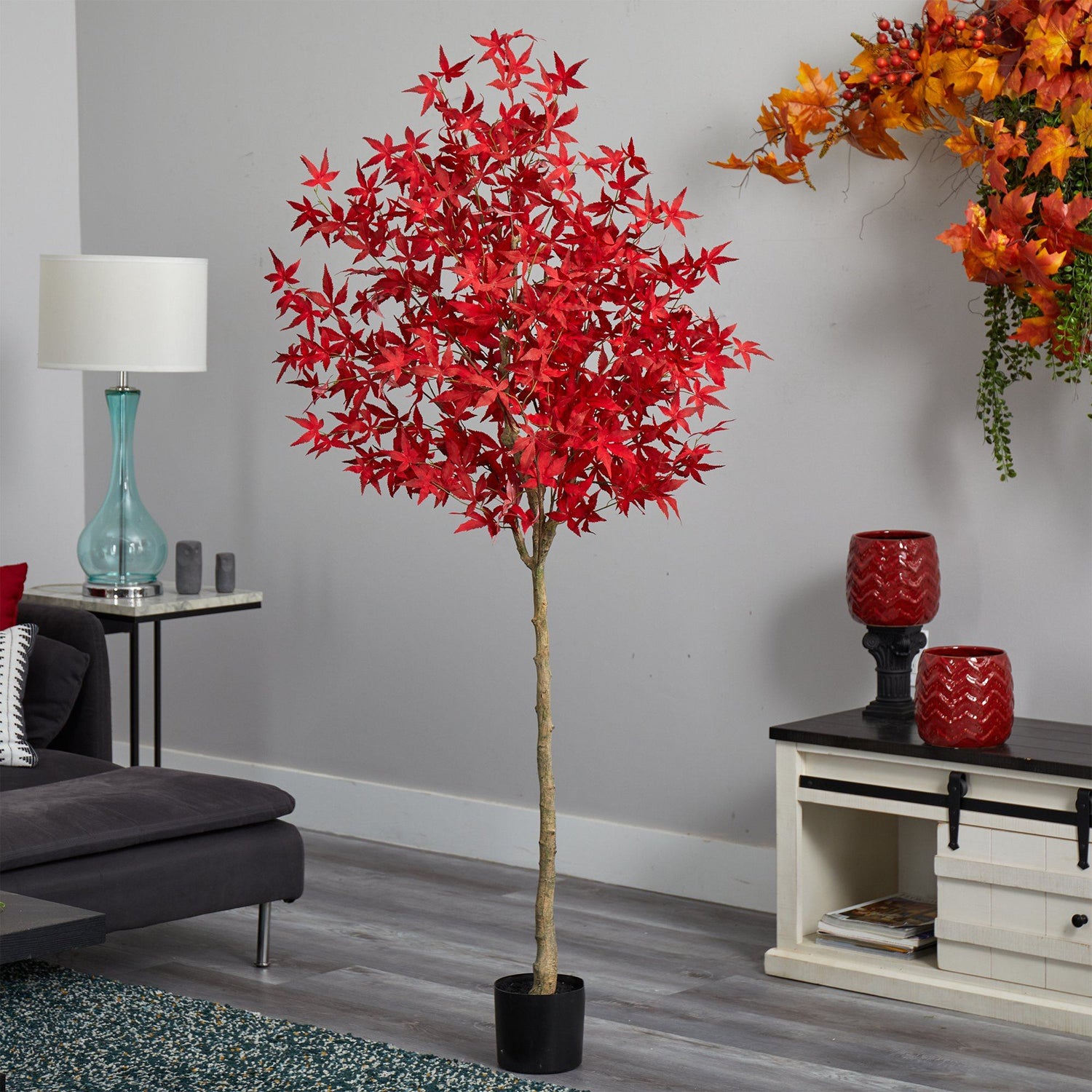 6’ Autumn Maple Artificial Fall Tree