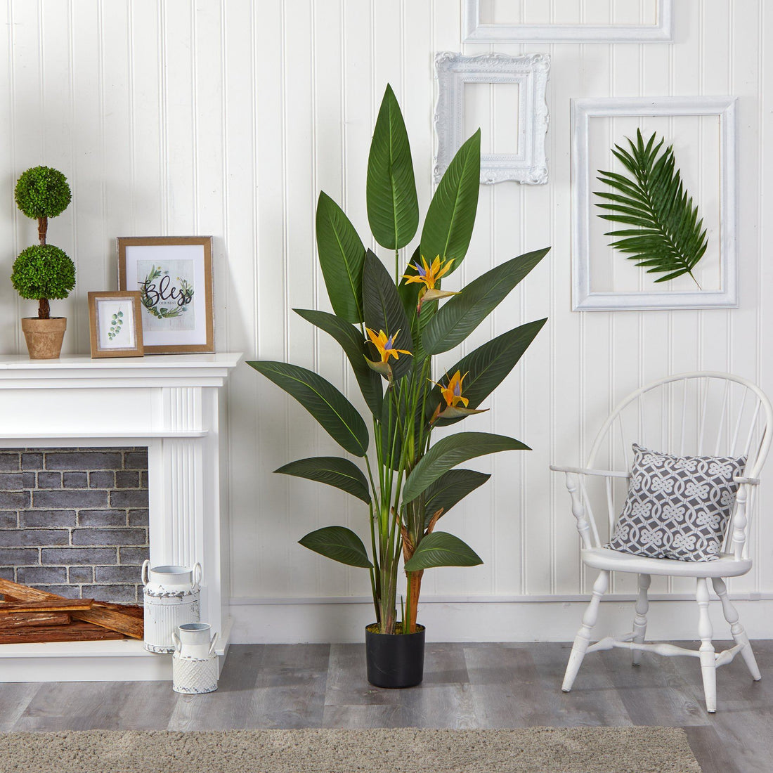 birds of paradise plant artificial 6' Bird of Paradise Artificial Plant