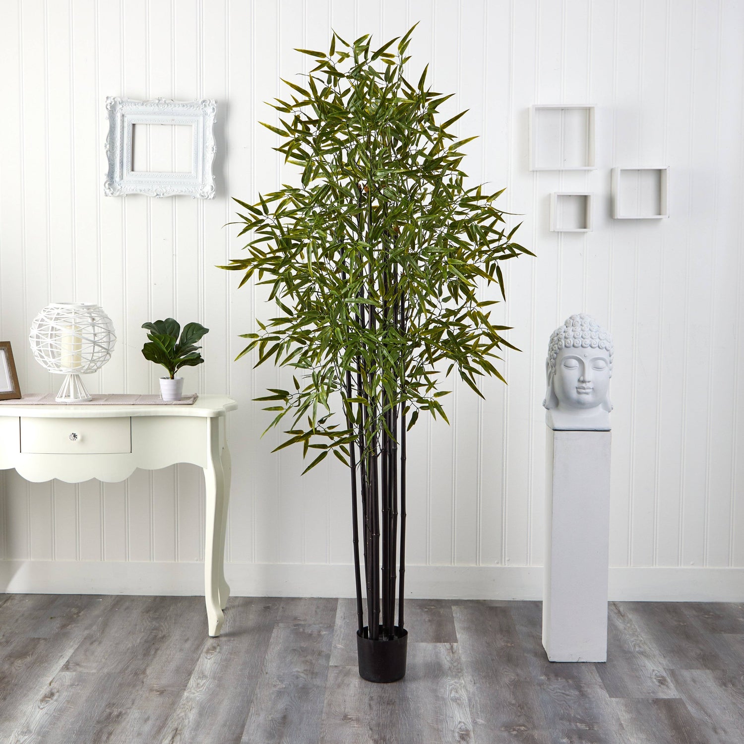 6' Black Bamboo Tree UV Resistant (Indoor/Outdoor)