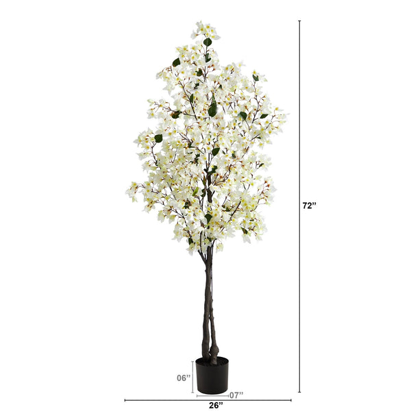 6’ Bougainvillea Artificial Tree