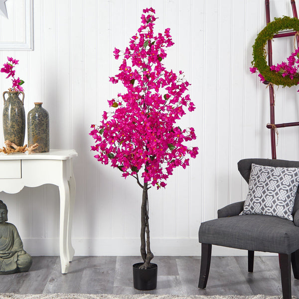 6’ Bougainvillea Artificial Tree