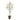 6’ Cherry Blossom Artificial Tree in Decorative Metal Pail with Rope