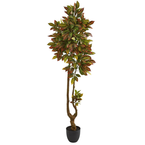 6’ Croton Artificial Tree