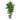 6’ Curvy Parlor Artificial Palm Tree in Handmade Black and White Natural Jute and Cotton Planter